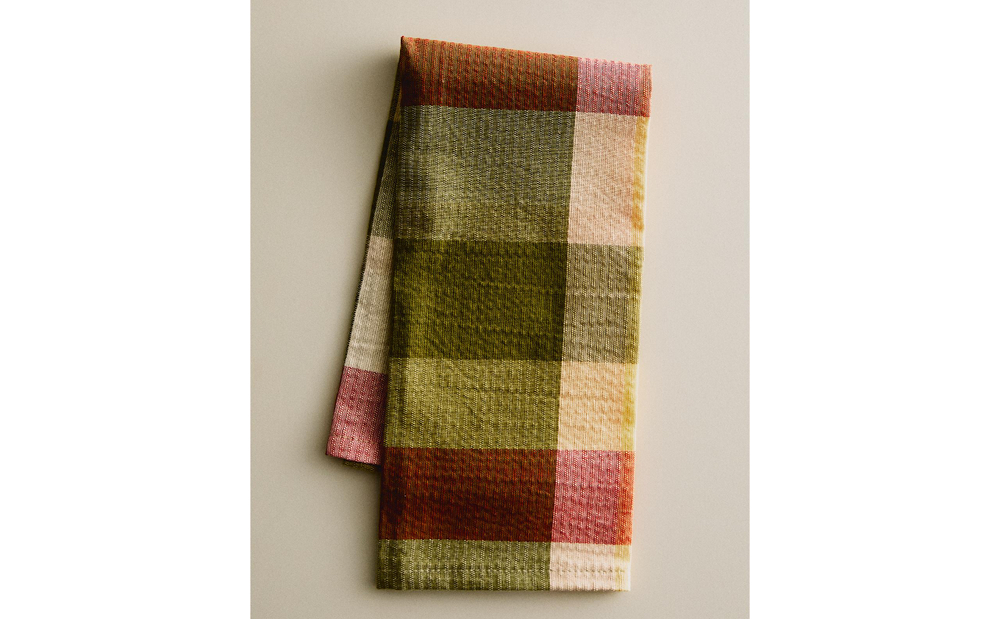 Zara Home столовая салфетка из хлопка, клетка, 45 45 см (комплект 2 шт.) · 4215/022