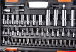 Набор инструментов, 1/2" , 1/4" , CrV, пластиковый кейс 94 предмета Вихрь