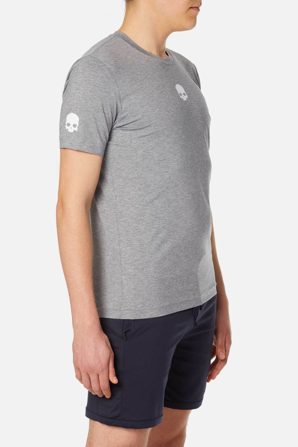 Мужская футболка HYDROGEN MESH RUBBER SKULL TECH T-SHIRT (D00006-015)