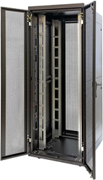 Шкаф напольный 19", 48U Eurolan 60F-48-7C-95BL