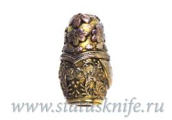 Бусина Матрешка АК47 Калаш (нейзильбер)фотография - 2