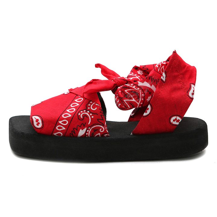 Сандалии «BANDANA RED»