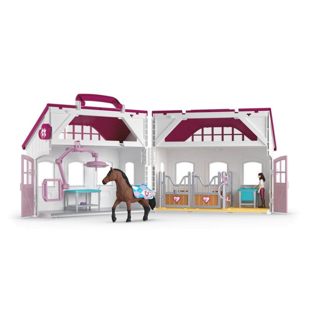 Schleich Horse Club - Клиника для лошадей ЗДОРОВЫЕ КОПЫТА + жеребец породы андалузской 42787