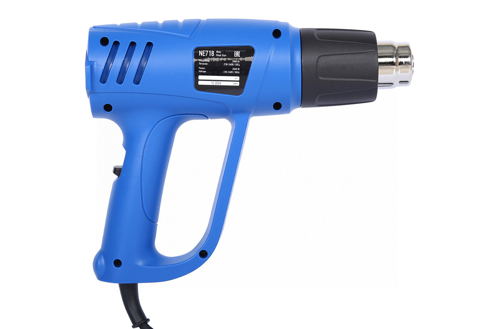 NORDBERG (NE718) Фен, 4 насадки, в кейсе, 50-600 °С, 2000 Вт