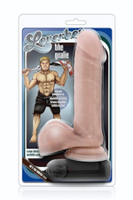Телесный вибратор THE GOALIE 8INCH DILDO - 20,3 см. (Цвет: телесный)