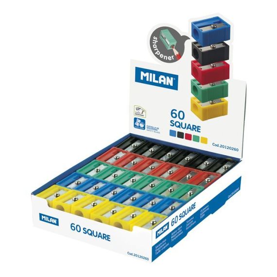 Qələmyonan /Точилка/Dısplay 60 square plastıc sharpeners