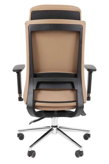 Офисное кресло Chairman 500LUX Россия экокожа бежевый
