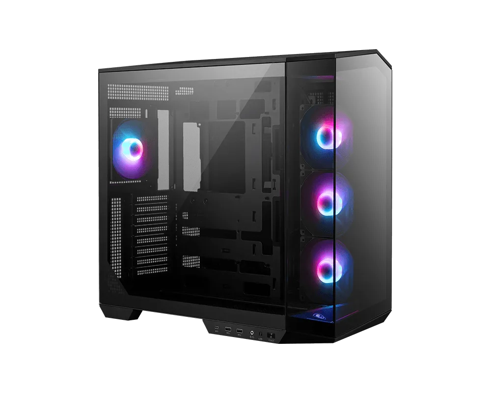 Компьютерный корпус MSI MAG PANO 100R PZ  Back-connect: ATX  2x3.5"/2.5", 1xUSB-C Black