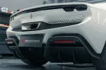 Карбоновый диффузор заднего бампера на замену для Ferrari 296 GTS GTB Феррари