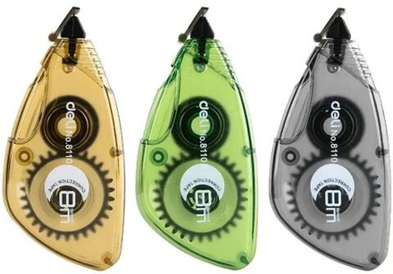 Корректирующая лента Deli 5мм*8м, ассорти