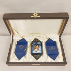 Набор ёлочных игрушек-конфет с ручной росписью Палех "Сказки" в футляре