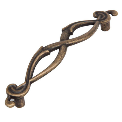 Ручка мебельная скобка EDSON 2300 ANTIQUE BRONZE 128мм