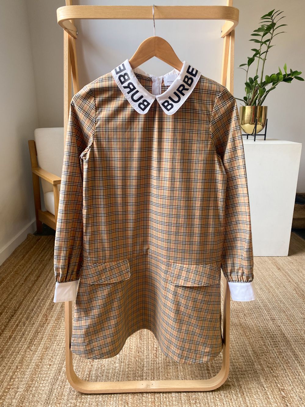 Хлопковое платье Burberry, 164