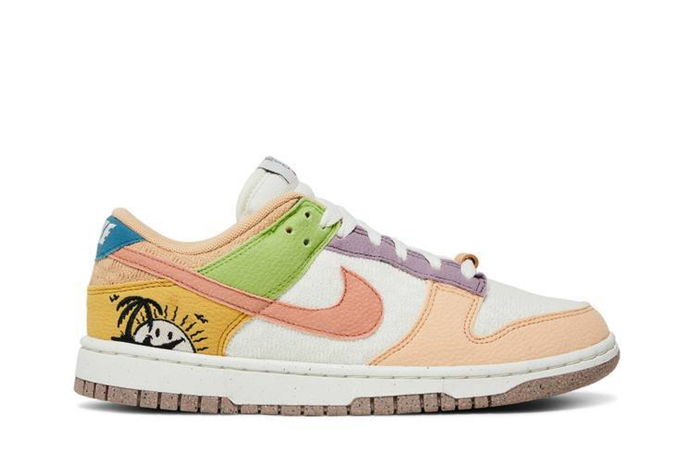 Кроссовки Nike Dunk Low Sun Club (Женская размерная сетка)