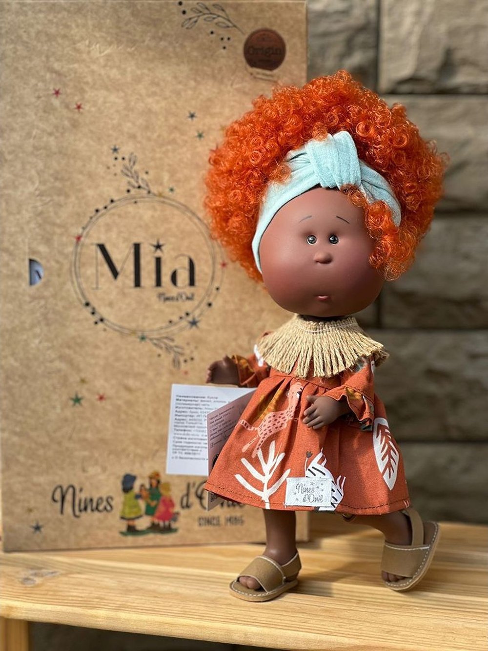 Кукла Nines виниловая 30см MIA CASE шарнирная (1216)