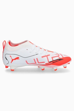 Бутсы Puma Ultra 5 Match FG/AG Junior - белый