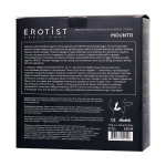 Черный вибростимулятор простаты 12,5см с пультом ДУ Erotist Toys Mounto