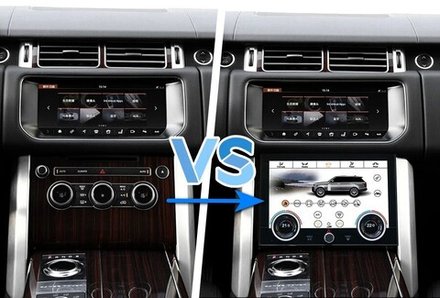 Сенсорная панель климата Range Rover Sport 2013-2017 - Radiola LCD/ЖК экран 10" без отверстия под CD с функцией CarPlay