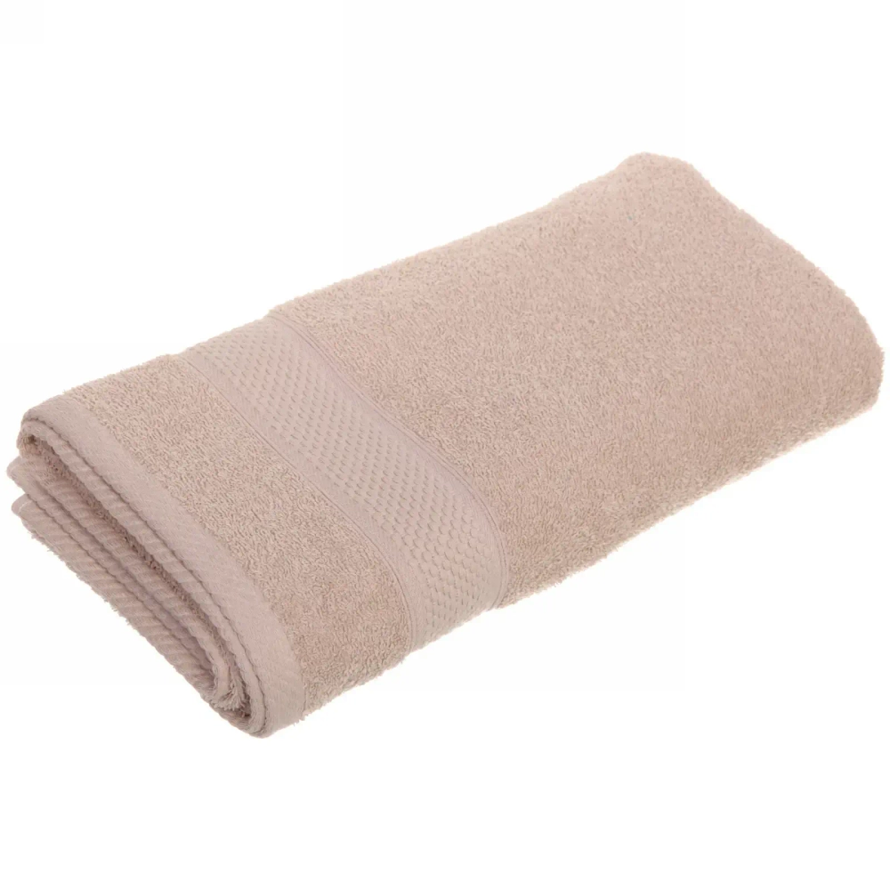 Полотенце махровое 70*130см «Nature» цвет бежевый 04000 плотность 450гр/м2