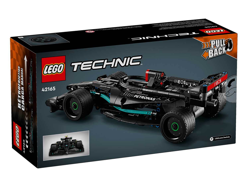 LEGO Technic 42165 Mercedes-AMG F1 W14 E Performance Pull-Back — гоночный болид