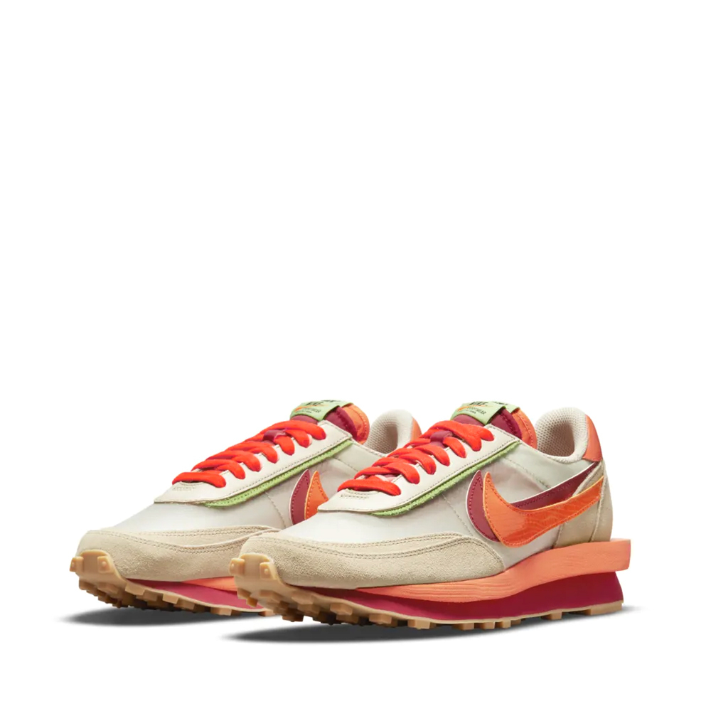 Nike x Sacai x Clot LD Waffle "Orange Blaze"