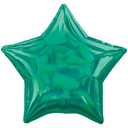 Шар Anagram звезда 18" зелёный блеск #39269