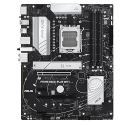 Материнская плата ASUS PRIME B650-PLUS WIFI (Socket AM5, ATX, 4xDDR5(128GB), DP / HDMI 2.1, 2xPCIe 4.0x16 / 2xPCIe 4.0, 1xLAN (2.5GbE), Wi-Fi 6E, 4xSATA 6Gb / s, 2xM.2, 1xM.2 E key, 1xType-C, 5xUSB 3.2, 2xUSB 2.0)