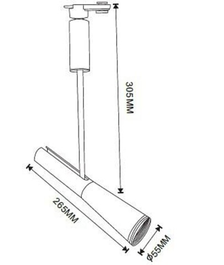 Светильник на штанге Horoz Electric 018-012 HRZ00002473