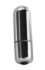 Серебристая вибропуля 7 Models Bullet - 5,7 см. (Цвет: серебристый)