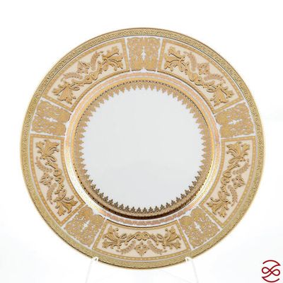Falkenporzellan Diadem White Creme Gold