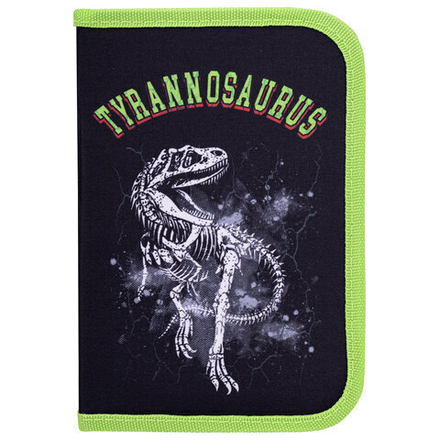Пенал BRAUBERG, 1 отделение, полиэстер, 21х14 см, "Tyrannosaurus", 271531