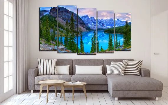 Модульная картина "Горы Канады"