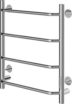 Полотенцесушитель электрический EWRIKA Сафо FT 60x55 см, подключение справа, слева, глянцевый хром, лесенка