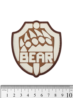 Шеврон ЧВК BEAR PVC. Койот