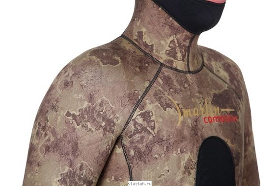 Гидрокостюм Marlin Camoskin Oliva 9 мм куртка