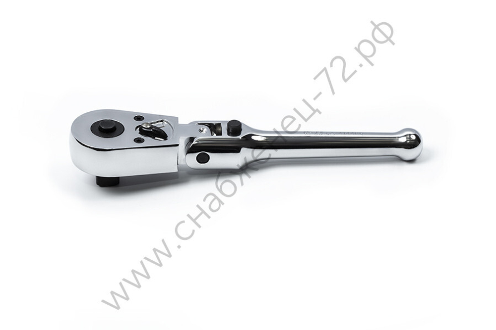 Трещотка 1/2" шарнирная с быстрым сбросом, 45 зубьев, HANS, 4144PQ