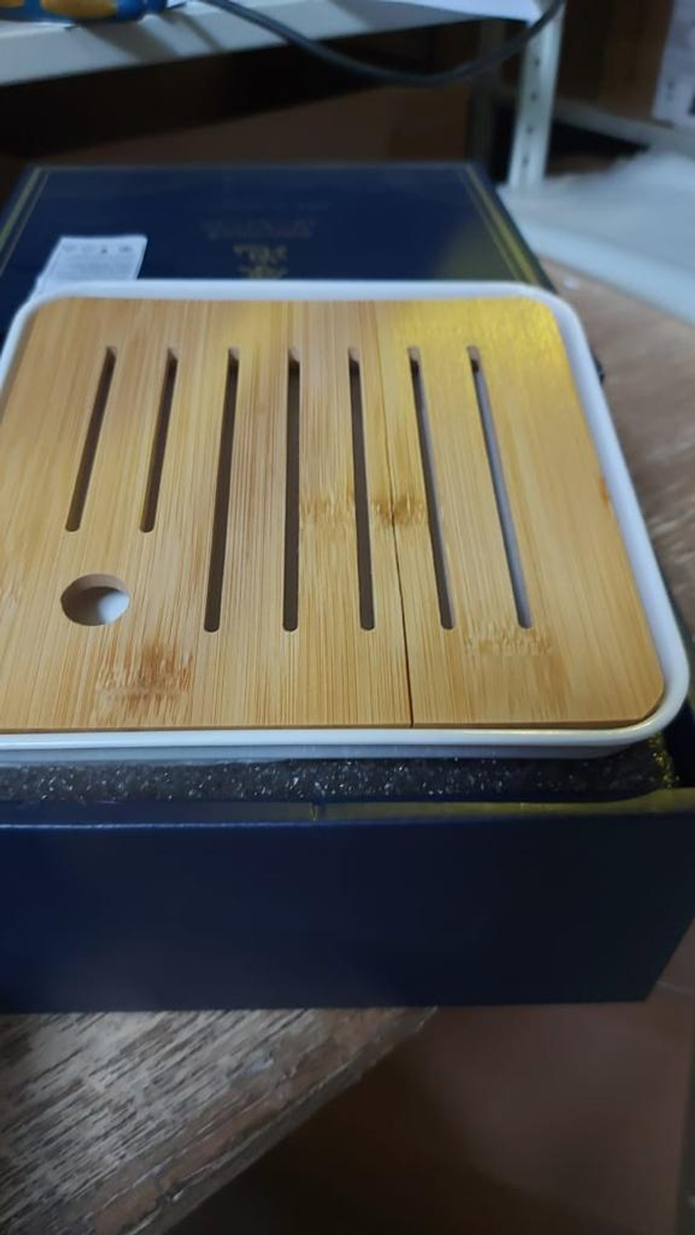 278159.4Y2 УЦЕНКА Сервиз "Летучая гайвань" гайвань,4 пиалы,чабань, керамика коричн.