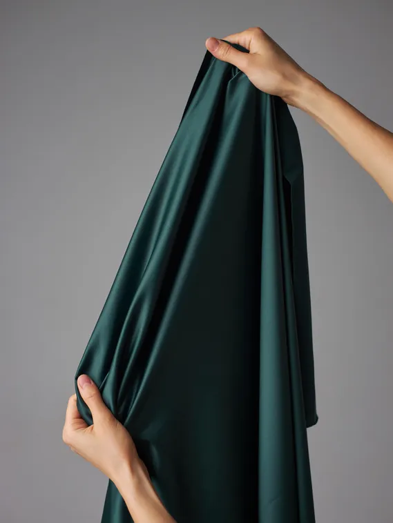 Атлас (сатин) оптом эластичный бельевой, сосна 1994