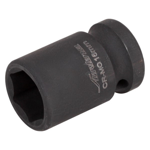 Головка ударная 16 мм торцевая 1/2 DR шестигранная (AIRLINE)