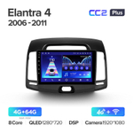 Teyes CC2 Plus 9" для Hyundai Elantra, Avante 2006-2010