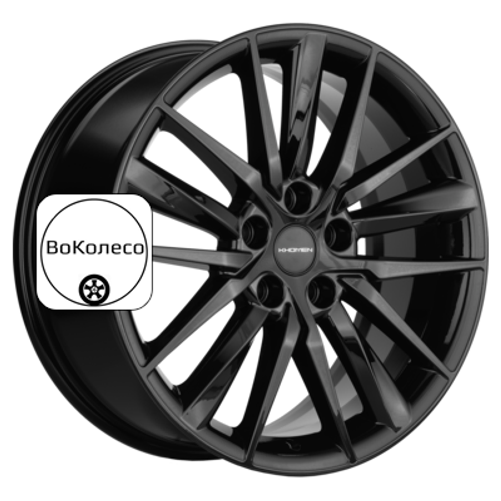 8x18/5x114,3 ET45 D67,1 KHW1807 (Mazda CX-9) Black Khomen Wheels