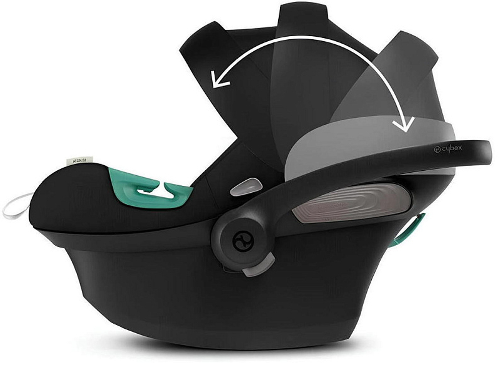 Коляска Cybex Balios S Lux BLK complete Aton S2 Moon Black 3 в 1 Moon Black с дождевиками