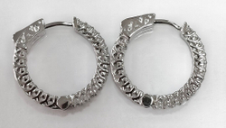 Ювелирные серьги из серебра