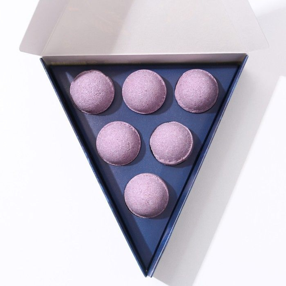 Набор из 6 бомбочек для ванны «Время чудес!» с ароматом нежной лаванды