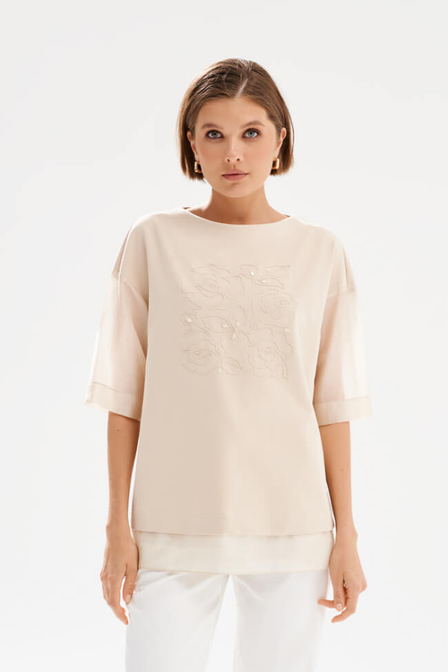 23521 Джемпер женский (бежевый)