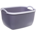 Корзина для хранения «БРЭТОС», цвет пыльно - серый, 34.5*27*20см