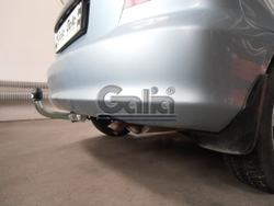 Фаркоп оцинкованный Galia H012A для Honda Civic хетчбек 5 дверей 2000-2003(паспорт и сертификат в комплекте)(без электрики)
