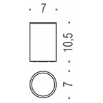 Стакан Colombo Plus W4941.OM настольный золото матовое