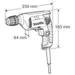 Дрель безударная MAKITA 6413