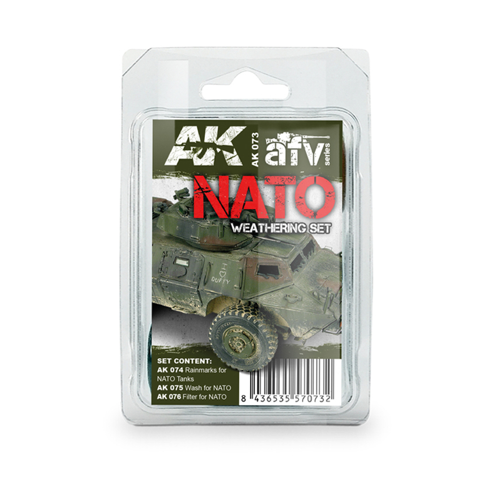 Набор красок AK Interactive NATO Weathering Set